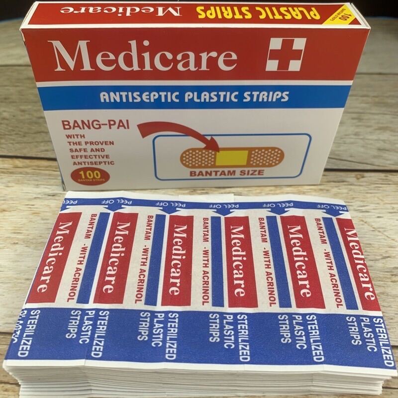 100pcs medicare mediplast water resistant plaster sterile plasters ...
