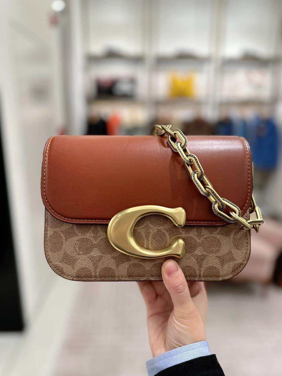 Coach jade chain discount crossbody