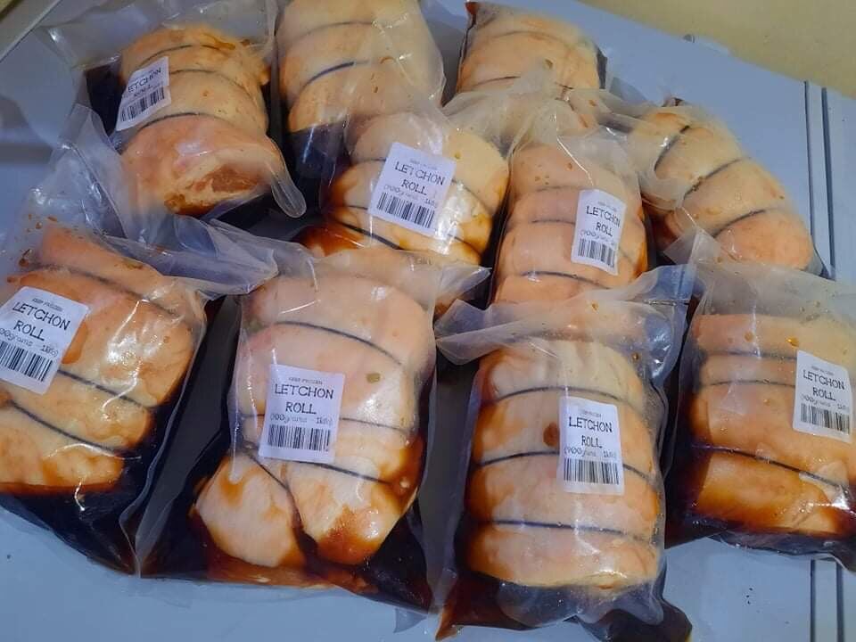 Lechon Roll Pork Jowls 💯 Grade A (900g1kilo) Lazada PH