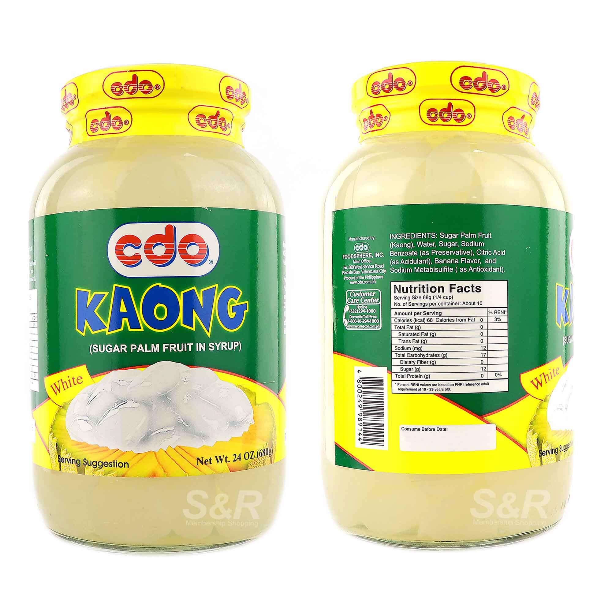 CDO White Kaong Sugar Palm Fruit in Syrup 680g Lazada PH