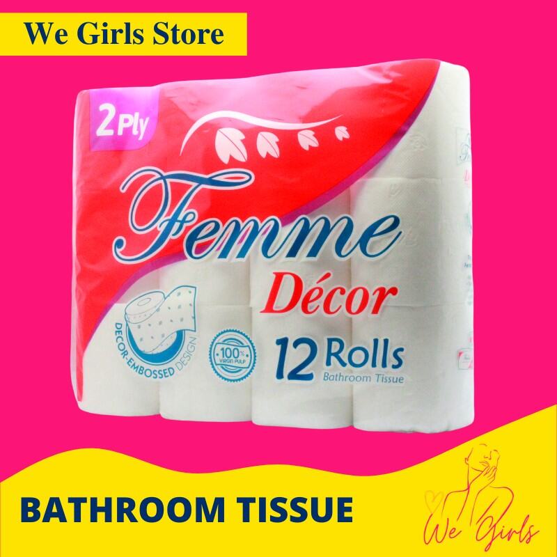 Femme Decor Bathroom Tissue 12 Rolls Lazada Ph