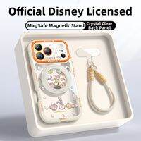 pinsai | Cute Transparent Cartoon Phone Case for iPhone 17 Pro Max Full-enclosure Shockproof Magnetic Stand
