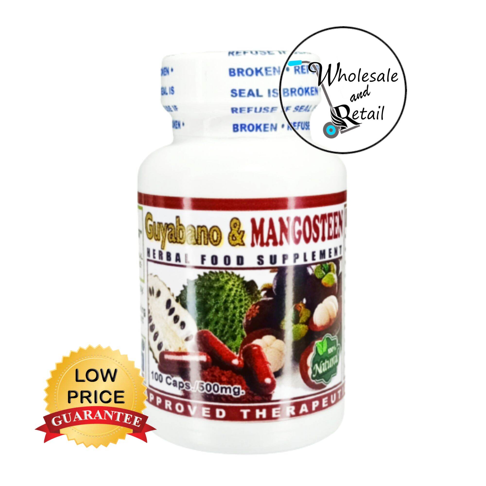 Guyabano and Mangosteen Capsules Herbal Food Supplement Lazada PH