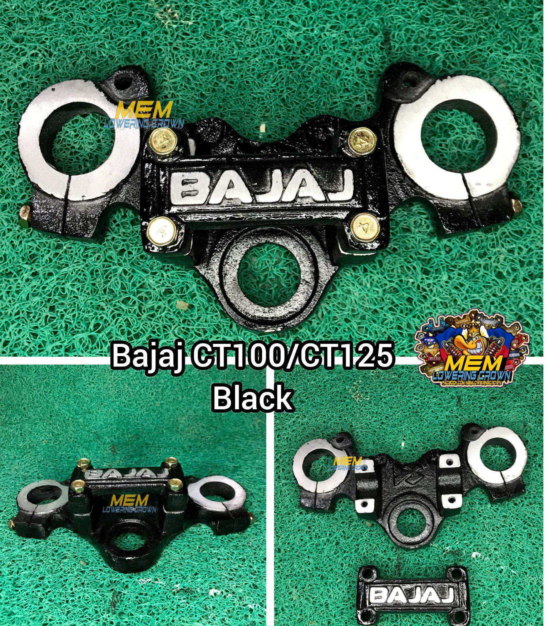 Bajaj Ryzer CT100/CT125/CT150 (Batman Design) Set With Brake Pedal Pad ...