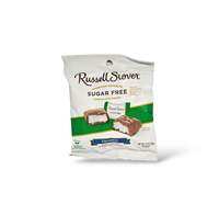 Russell Stover Sugar Free Coconut | Caramel | Mint in Chocolate Candy 1 Pack 43g | USA Imported Stevia Sweetened Chewy Coconut Filled Chocolate Snack