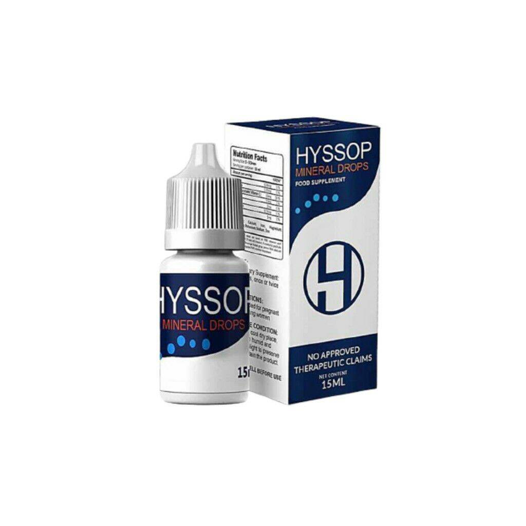 100 Original Hyssop Mineral Drop Food Supplement