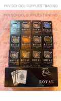 Royal playing cards 1 or 12decks assorted colors per box WITH STAR