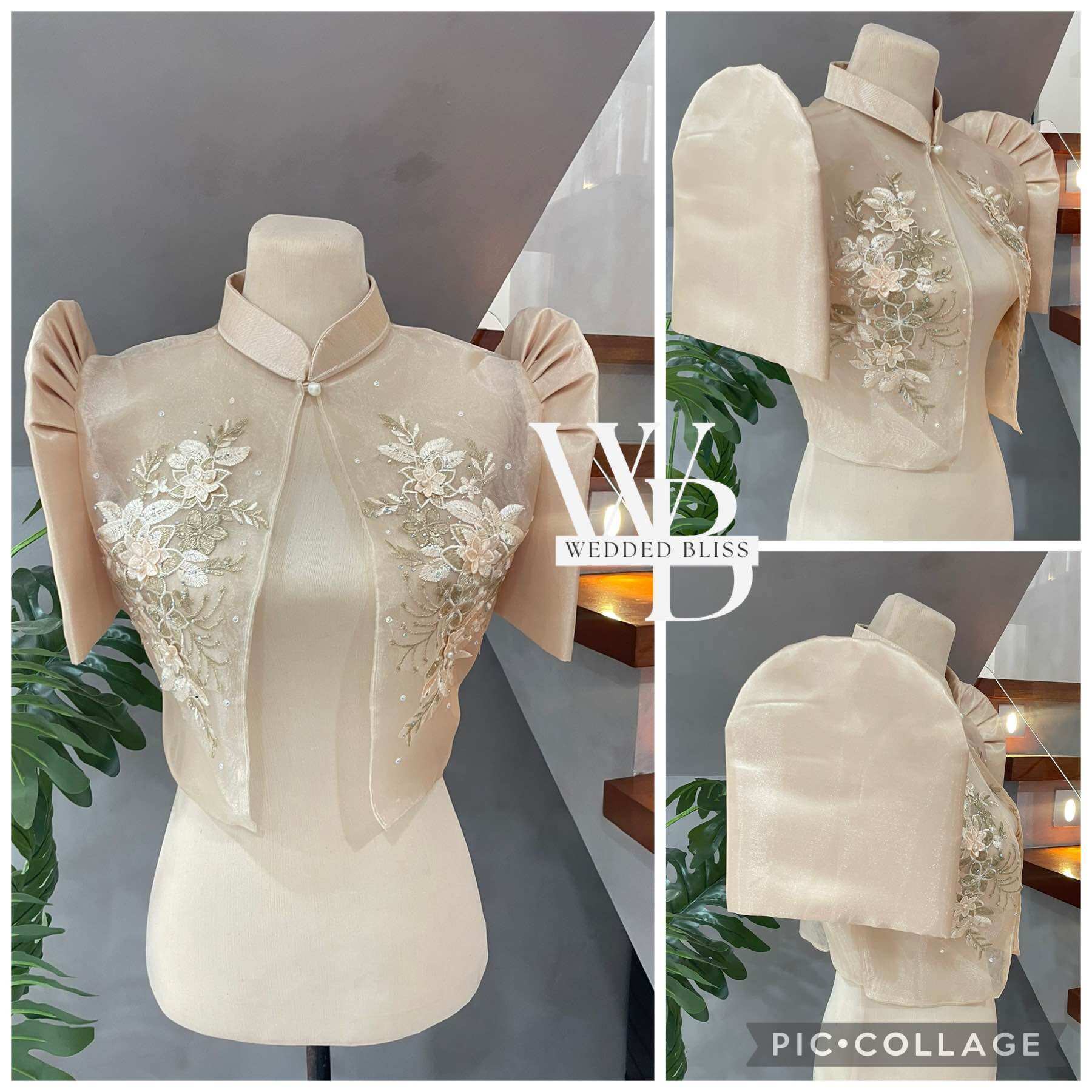 'Lupa' Mindanao Geometric Print Filipiniana Bolero