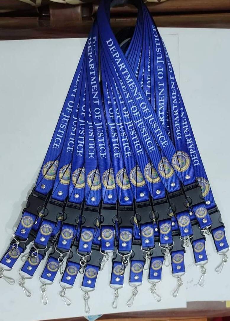 DEPARTMENT OF JUSTICE ID LACE LANYARD/BLUE | Lazada PH