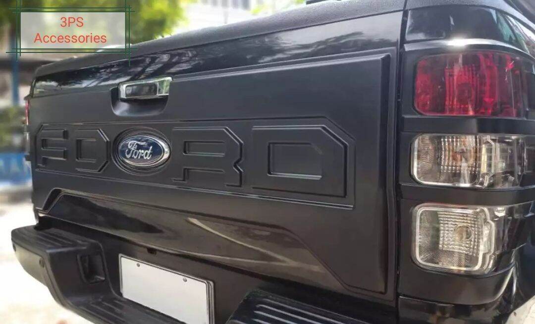 Ford Ranger 2013 up to 2022 XLT XLS FX4 Tailgate door cladding Raptor ...