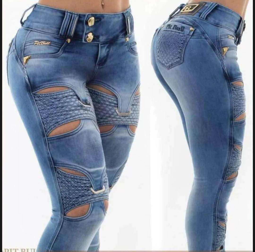 curve beautyPlus Size 25-32 Women Jeans Spring Summer Autumn Fashion Casual  Diamond Beading Stretch Skinny Slim Fit Denim Pants