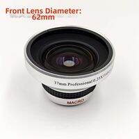 Lightdow | Ultra Wide Angle Fisheye Macro 2-in-1 Lens 37mm 0.25x