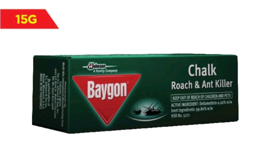 BAYGON CHALK 15G ROACH & ANT KILLER Lazada PH