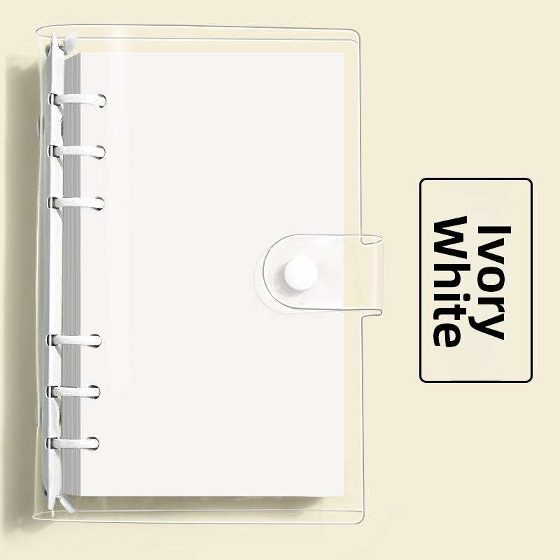 Jiaxun | Transparent Soft PVC A6 Binder Notebook Big Capacity Student