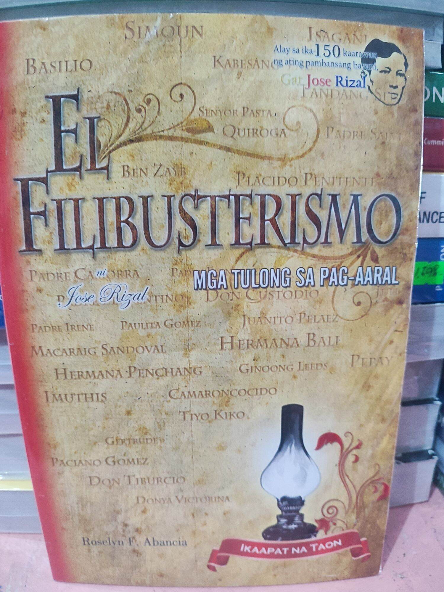El Filibusterismo Book ni Abancia Lazada PH