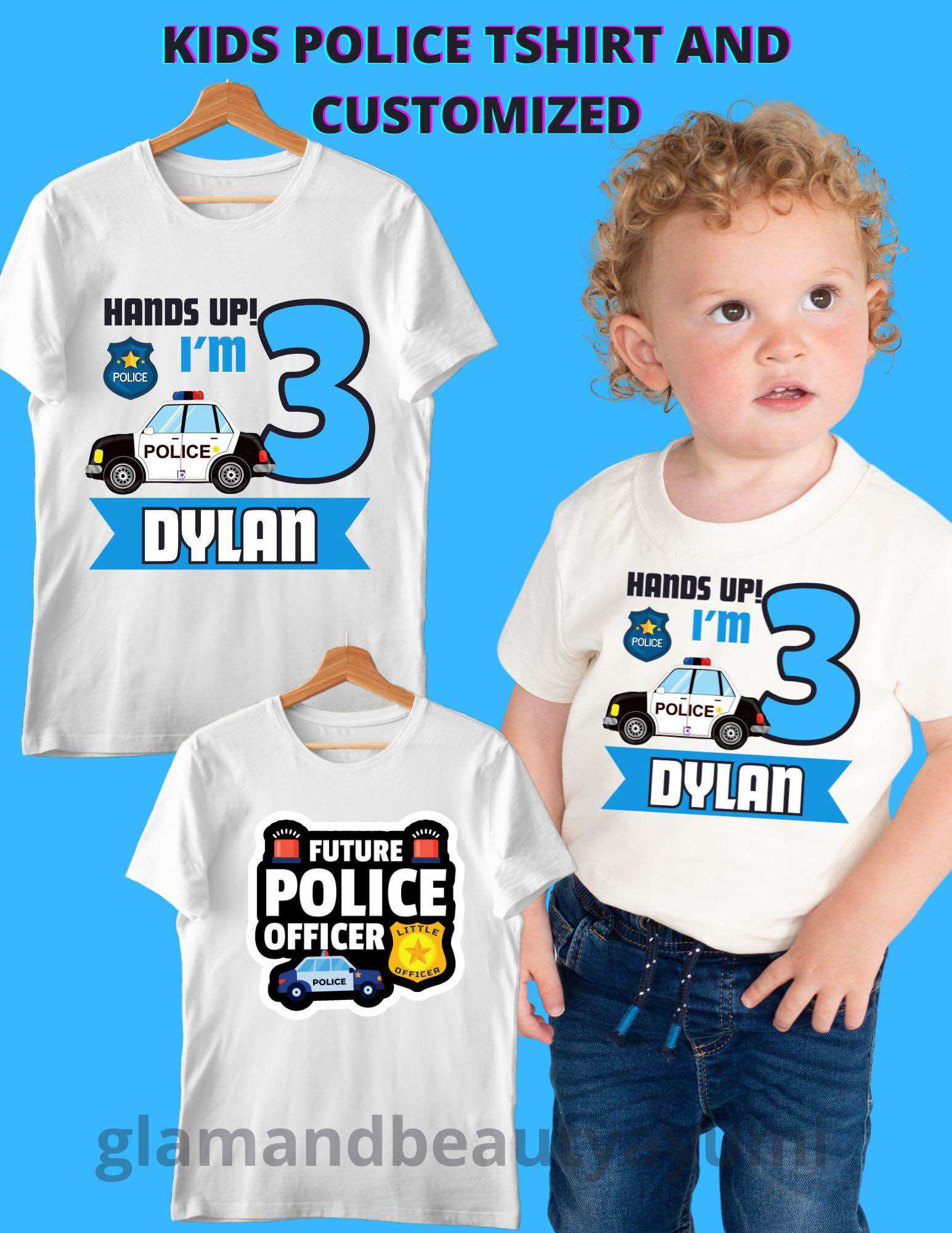 Shop Police T Shirt For Kids Online with Best Discounts and Low