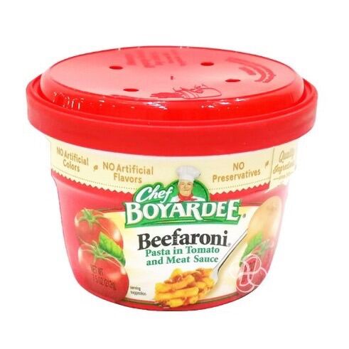 Chef Boyardee Microwavable Beefaroni 212g 