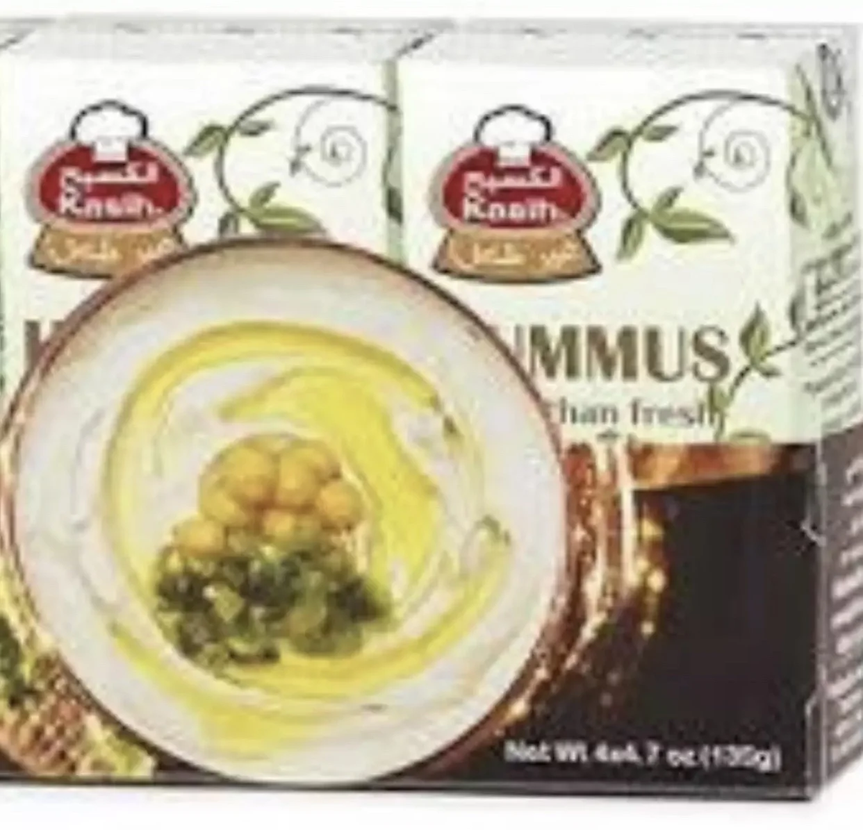 Hummus Kasih ready to eat 135 grams X 2 containers