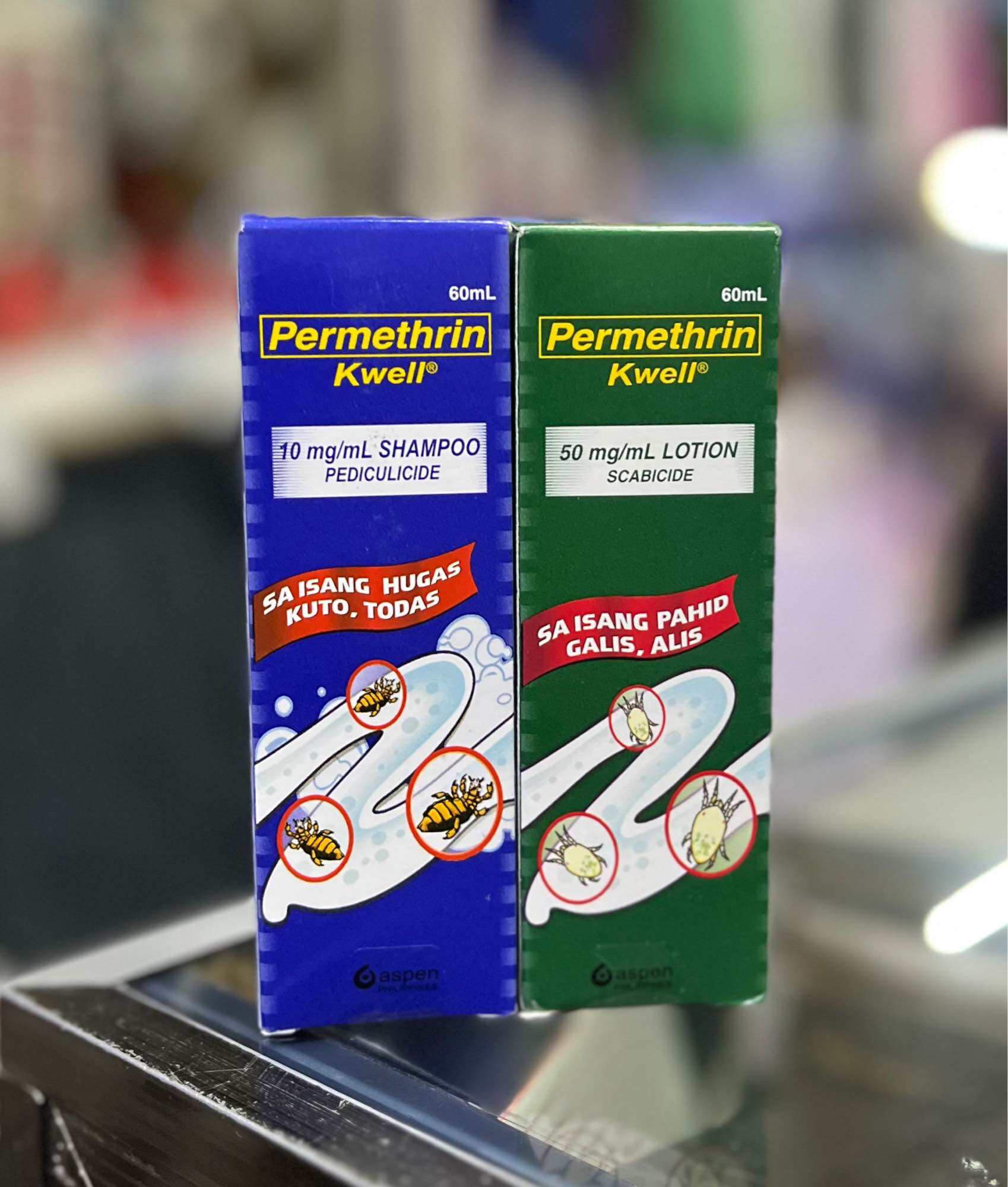 Permethrin Kwell Shampoo/Lotion 60ml. 