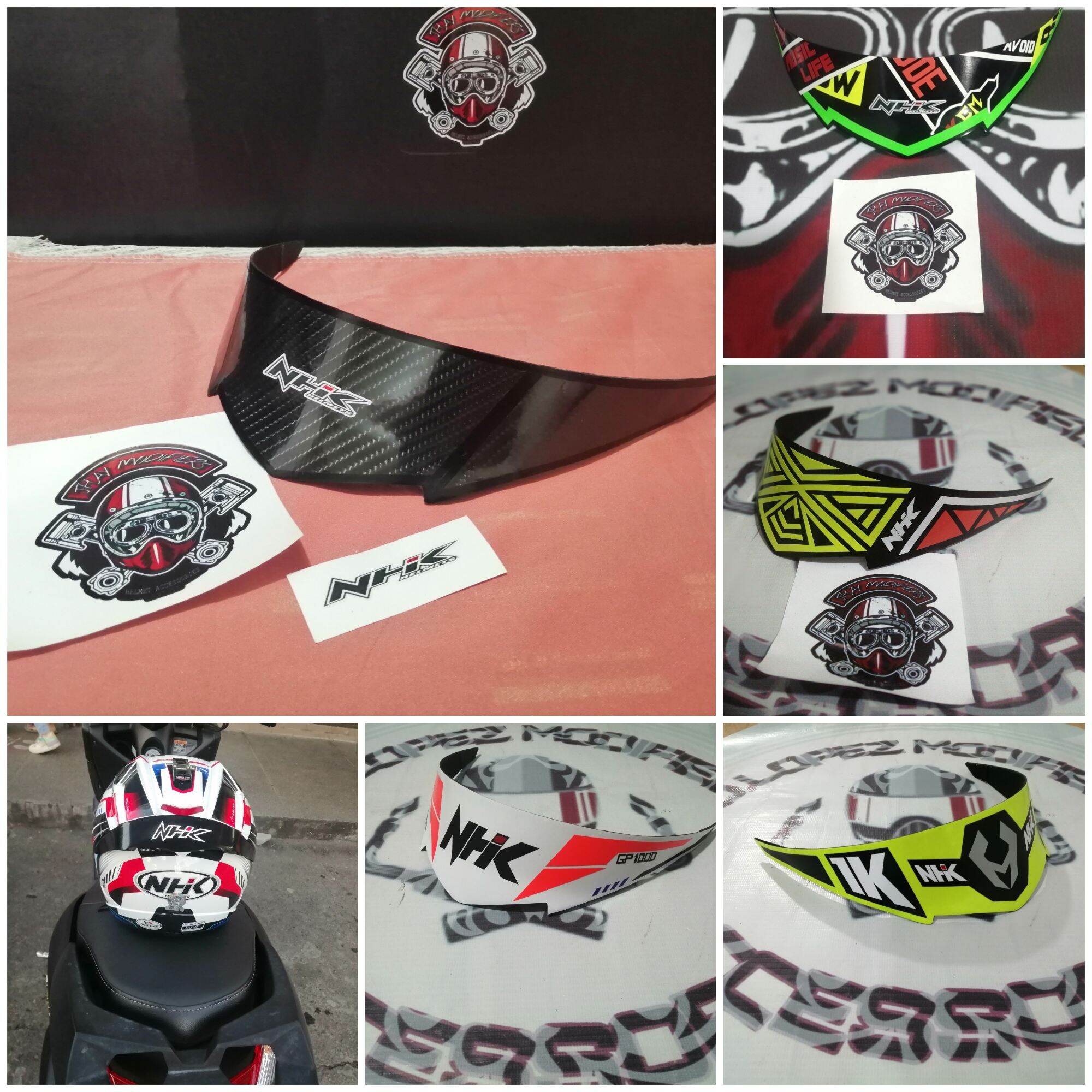 SPOILER FOR HELMET (MADE TO ORDER DESIGN). 
