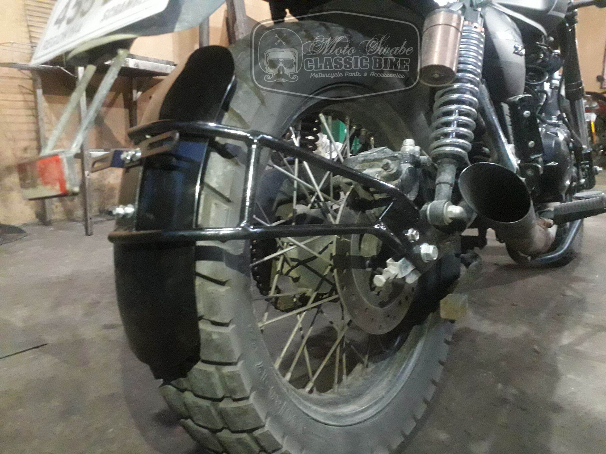 Cafe Racer Custom Tire Hugger Rear Fender With Plate For Scrambler ...