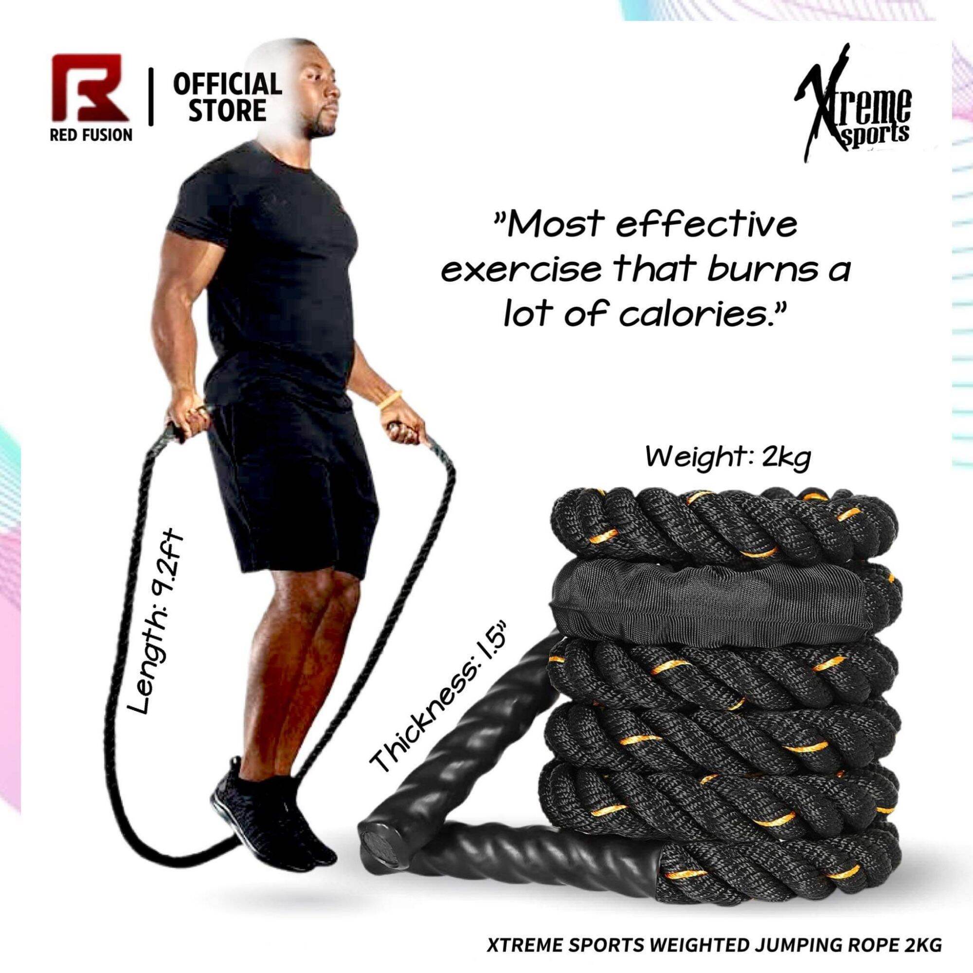Xtreme Weighted Jumping Rope 2kg Lazada PH
