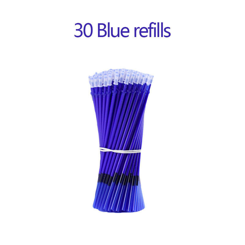 Erasable gel pens set 0.5 mm Fine point blue kawaii ballpoint pen for writing Korean Stationery Office school supplies