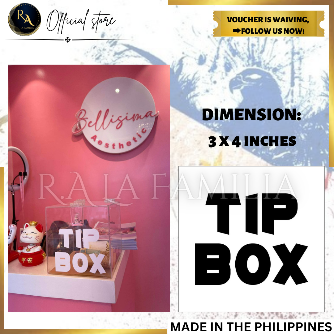 R.A TIP BOX DECAL VINYL STICKER Lazada PH
