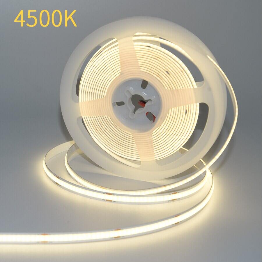 LED Strip Light High Density Flexible Tape Ribbon Led Lights For Room Decor Backlight 3000-6000K Linear Dimmable DC 12V 24V. 