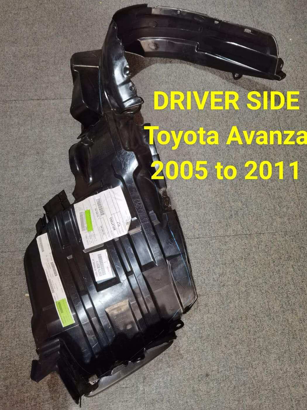 Front Fender liner Toyota Avanza 2005 to 2011 Yr Driver side Lazada PH