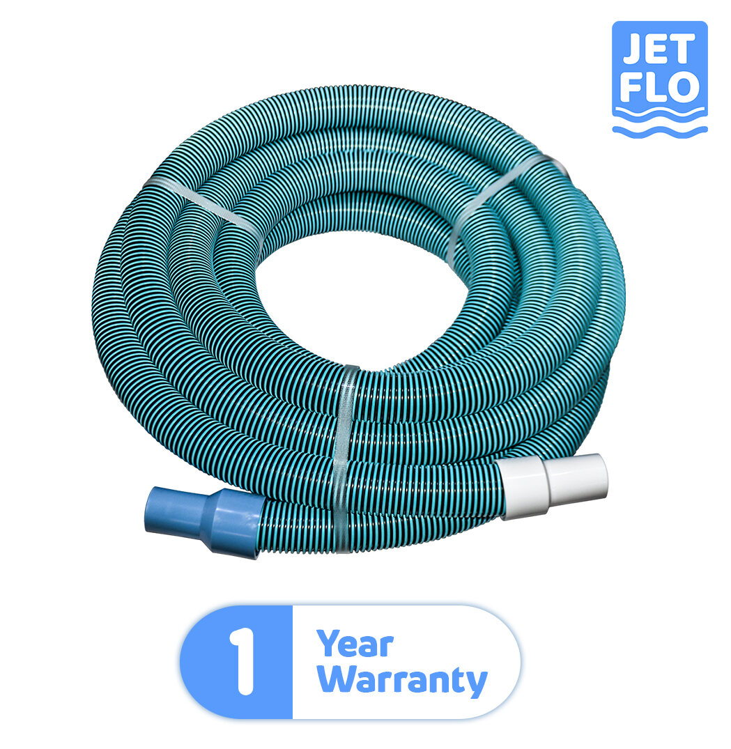 Jet-Flo Heavy-Duty Pool Vacuum Hose 30ft, 1-1/2"