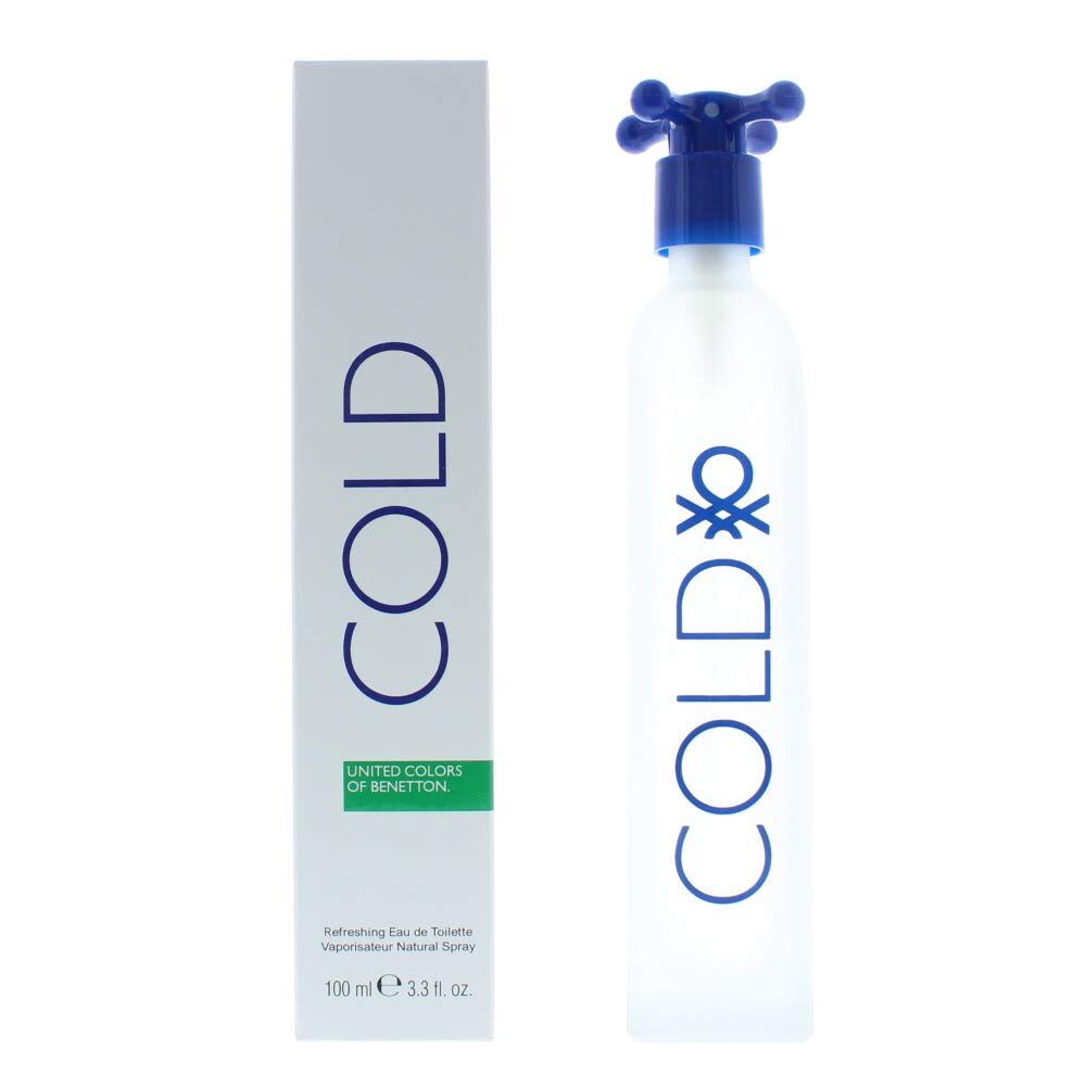 Benetton Cold Eau de Toilette For Men, 100ML