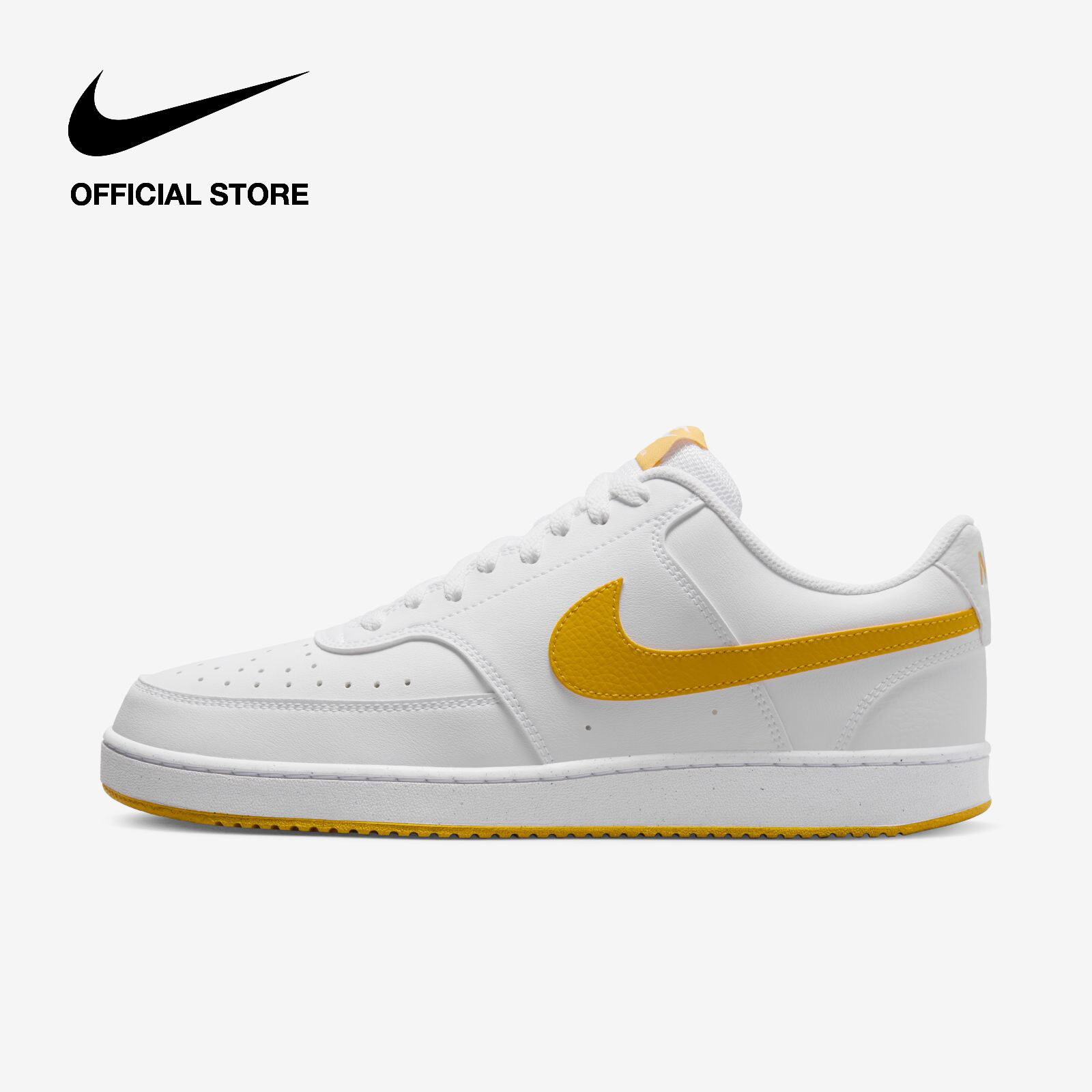 Discount on Nike  shoes - SKU: Nike Men's Court Vision Low Next Nature Essential Shoes - White