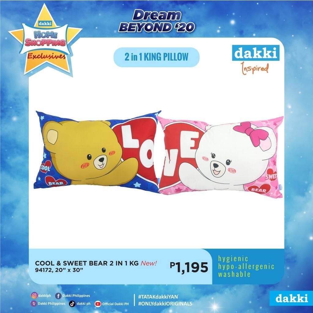 Dakki Couple Pillow 2n1 Pack 20x30 Lazada Ph 1949