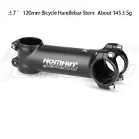 Ultralight  Adjustable Bicycle Handlebar Stem 7/17 Degrees MTB Road Bicycle Stem 31.8*45-120mm Mountain MTB Bicycle Power Parts