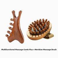 RHOS | Multi-Functional Scalp Massage Comb For Head Gua Sha Meridian Facial Eye Massage