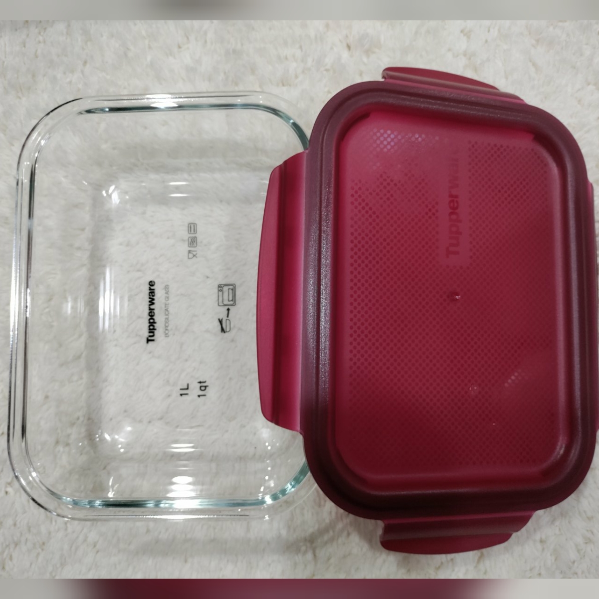 PremiaGlass NEW Tupperware  Tupperware, Food to go, Oven safe