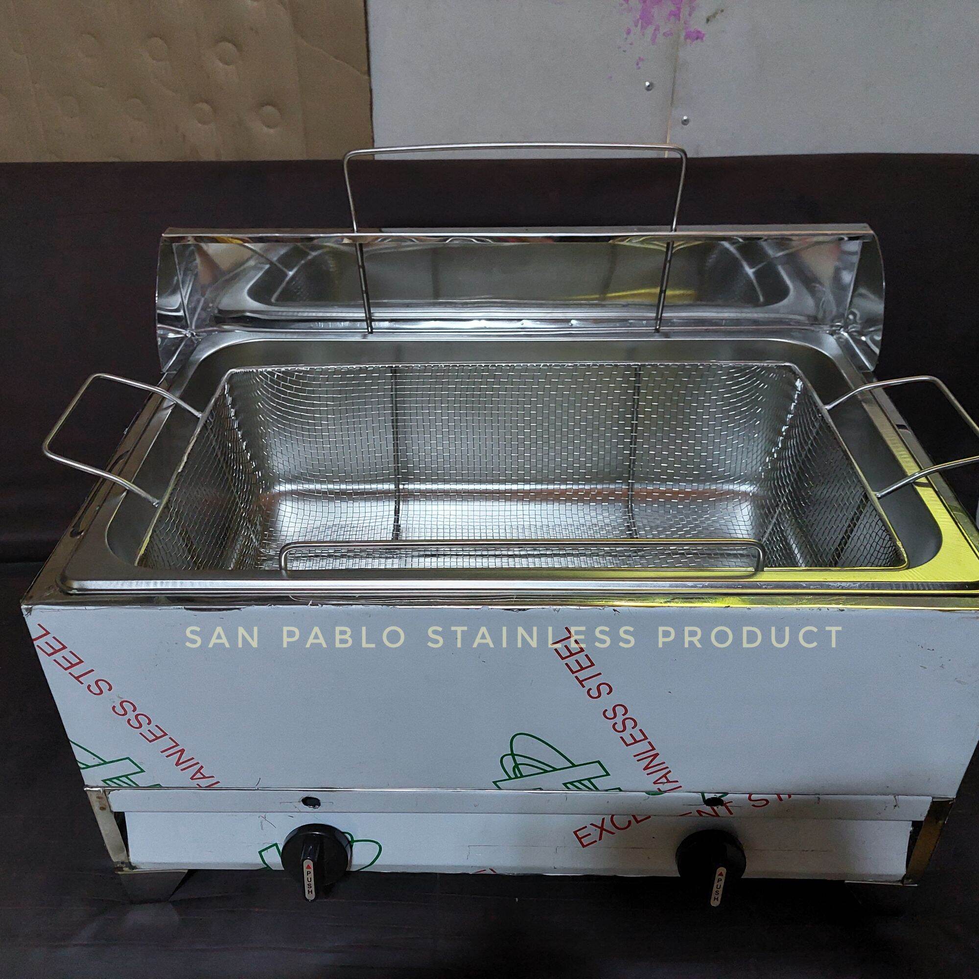 jumbo deep fryer full size pure stainless double burner Lazada PH