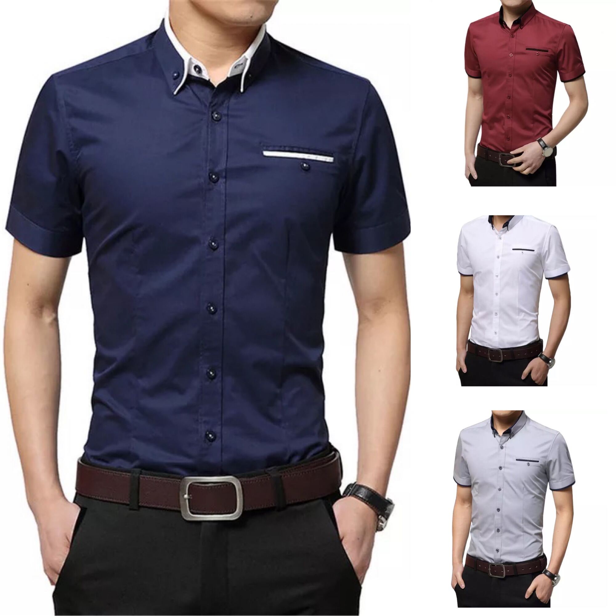 Men's Polo Short Sleeve Slim Fit Polo Shirt