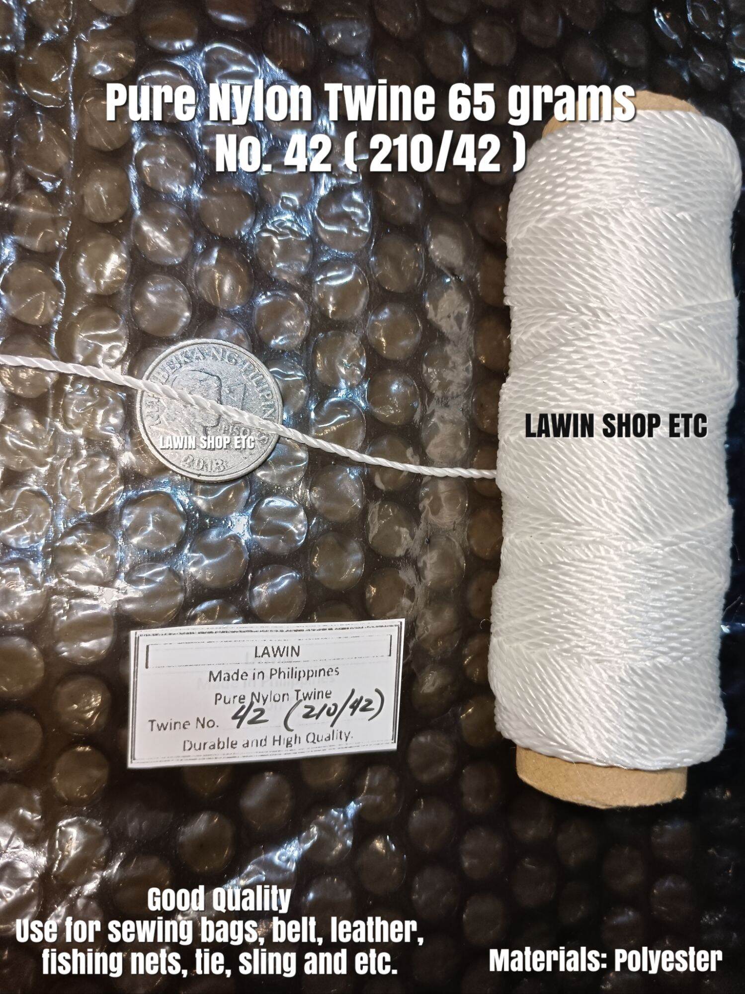 Nylon Thread and Polyester Fishing Twine 210/9 Fishing Twine