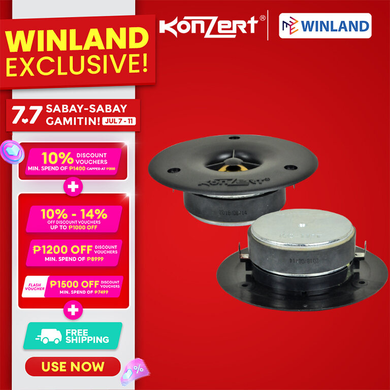 Winland Professional 3-inch Dome Tweeter - 150W KG-110T.1