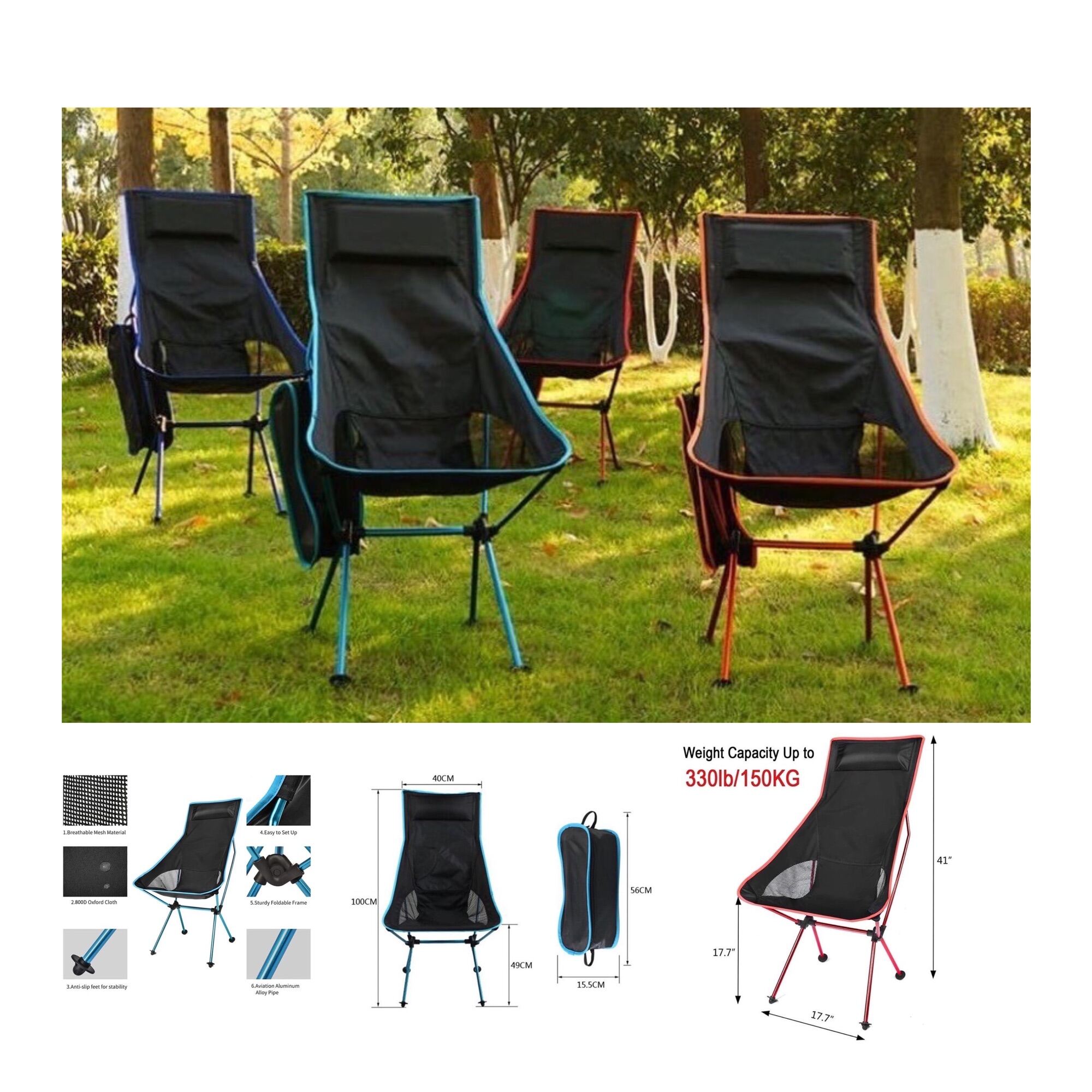 lightweight camping chair lidl