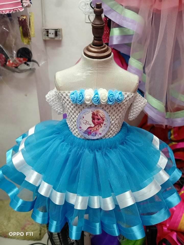 Frozen tutu cheap outfit birthday