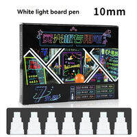 Liquid Erasable Chalk Markers Pens - 8 Colors Washable & Wet Erase Neon Art Makers for Blackboard Chalkboard Signs Glass Window