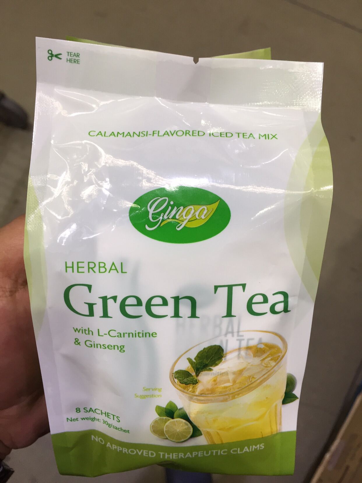 GINGA HERBAL GREEN TEA 8 ️30g Lazada PH