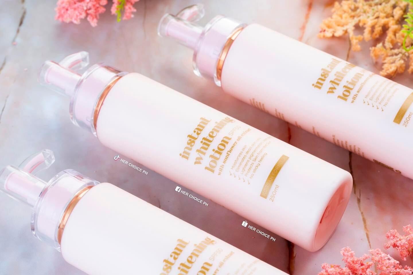 Her Choice Instant Whitening Lotion SPF50 with Sunflower Oil Extract