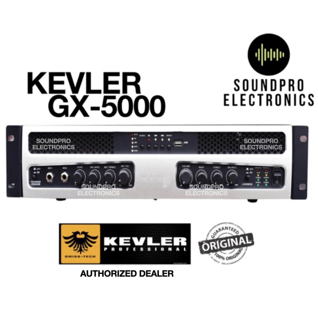Kevler GX-5000 Professional Karaoke Power Amplifier 1000W