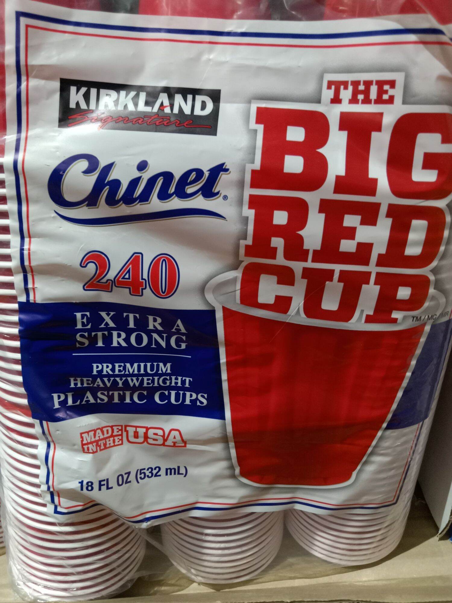 KIRKLAND SIGNATURE HEAVYWEIGHT RED CUPS 240CT (USA) 40591 Lazada PH