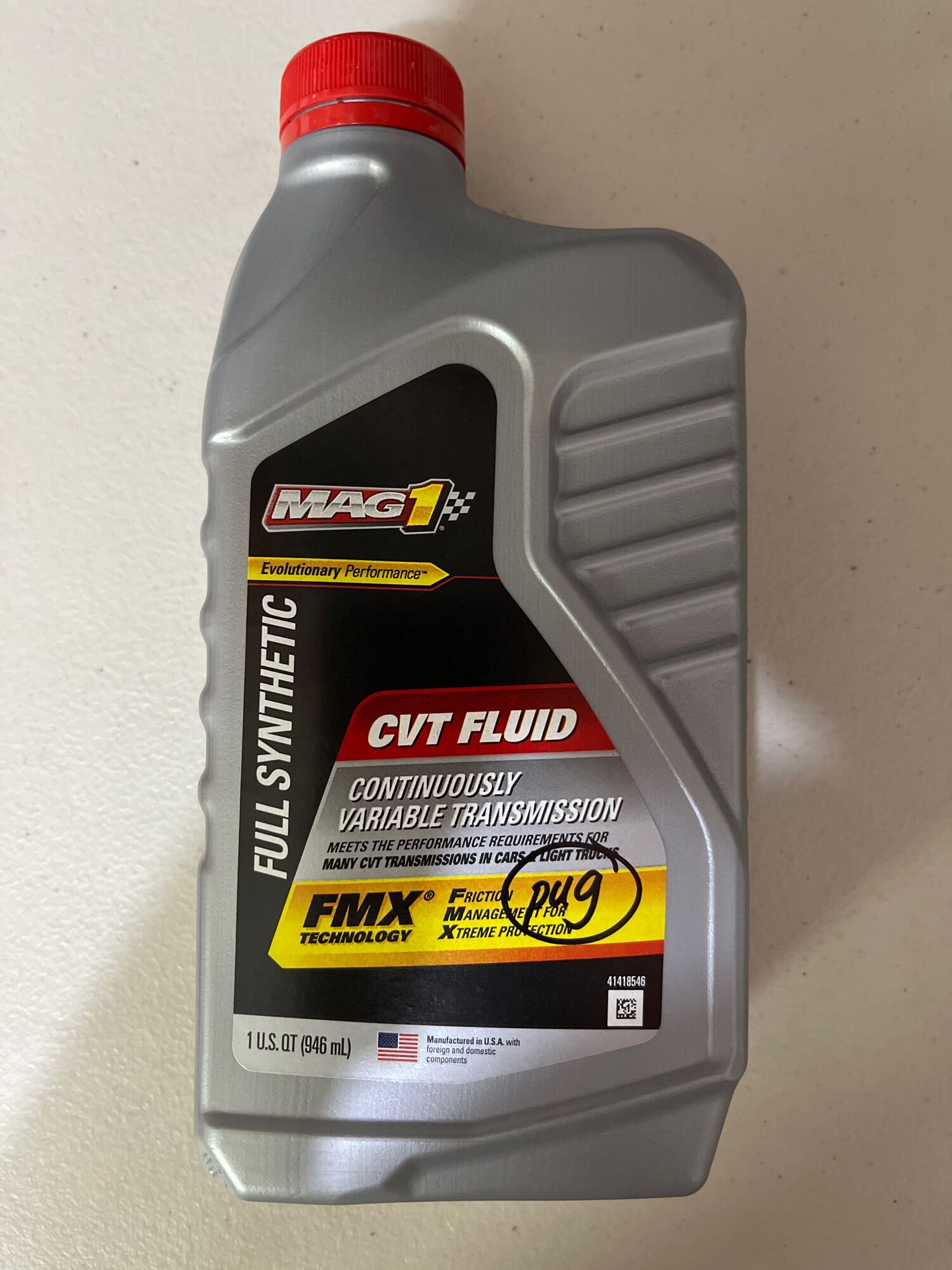 Mag 1 CVT Fluid Continuously Variable Transmission Fully Synthetic ATF