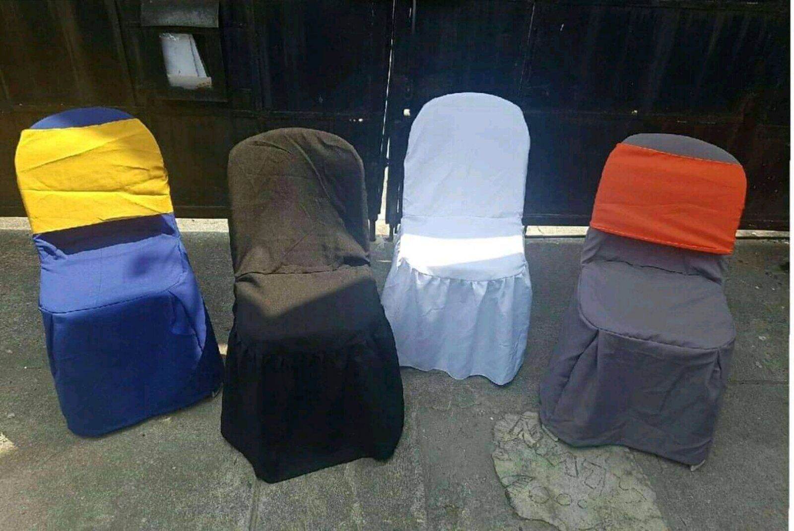 White or Black Monoblock Chair Cover Para mas Elegant ang Upuan Lazada PH